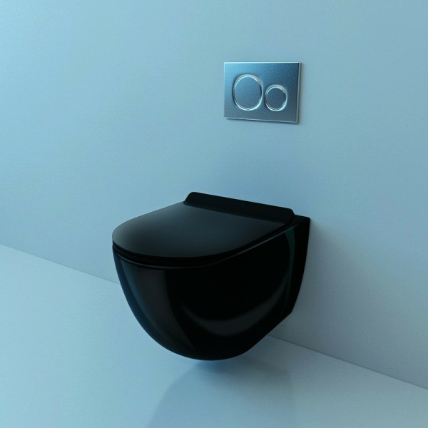 Унитаз подвесной Esbano Garcia ESUPGARCB безободковый с микролифтом Унитаз подвесной Esbano Garcia ESUPGARCB безободковый с микролифтом