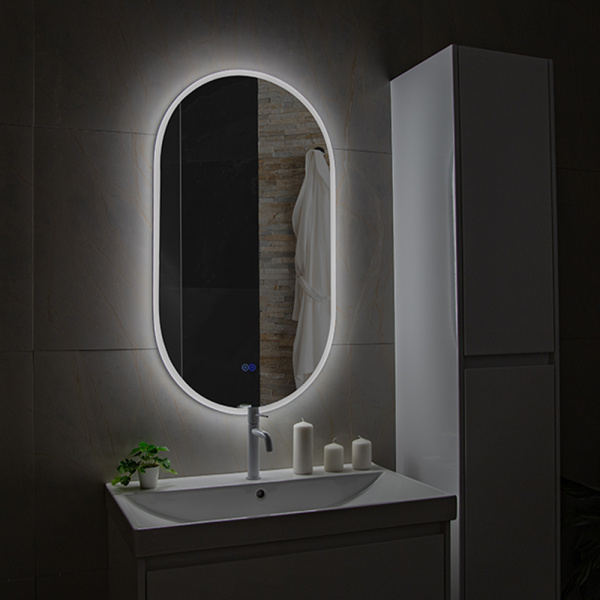 Зеркало с подсветкой AVS Агния 55x100 см, антипар Зеркало с подсветкой AVS Агния 55x100 см, антипар