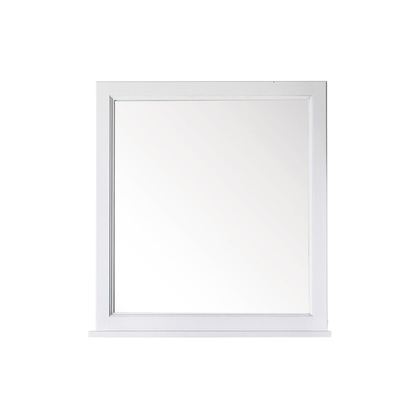 Зеркало ASB Wood Line Гранда 80 см белое, патина серебро Зеркало ASB Wood Line Гранда 80 см белое, патина серебро