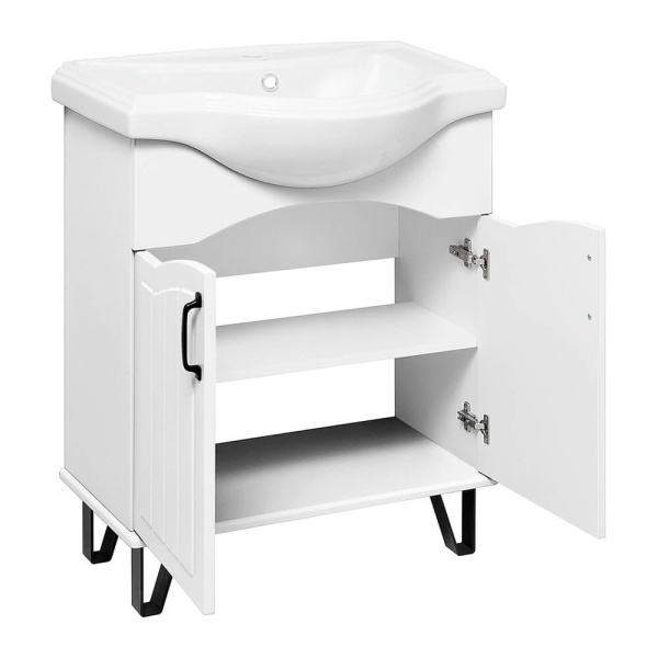 Тумба с раковиной Runo Марсель 00-00001200+УТ00000375 65 см Тумба с раковиной Runo Марсель 00-00001200+УТ00000375 65 см