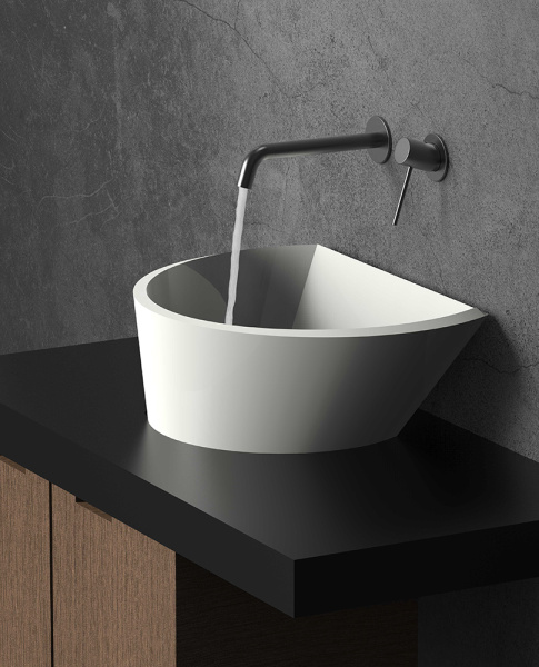 Смеситель для раковины AVS Slimmer с внутренней частью, оружейная сталь Смеситель для раковины AVS Slimmer с внутренней частью, оружейная сталь