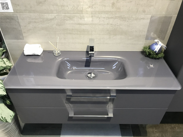 Раковина стеклянная 1200 Графит Accord Caprigo OW15-2215-R810 Раковина стеклянная 1200 Графит Accord Caprigo OW15-2215-R810