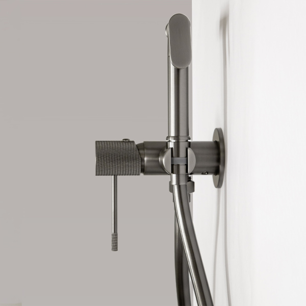Гигиенический душ со смесителем AVS Seeme оружейная сталь Гигиенический душ со смесителем AVS Seeme оружейная сталь