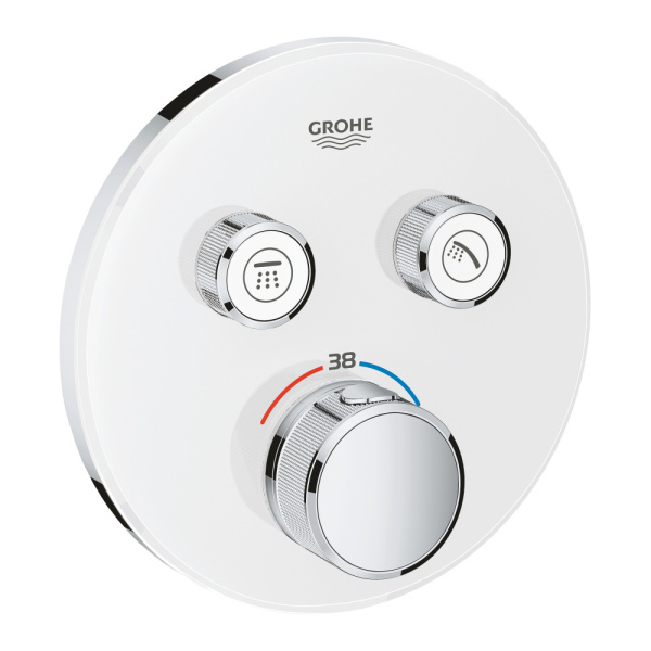 Термостат для душа Grohe Grohtherm SmartContro 29151LS0+35600000 белый Термостат для душа Grohe Grohtherm SmartContro 29151LS0+35600000 белый
