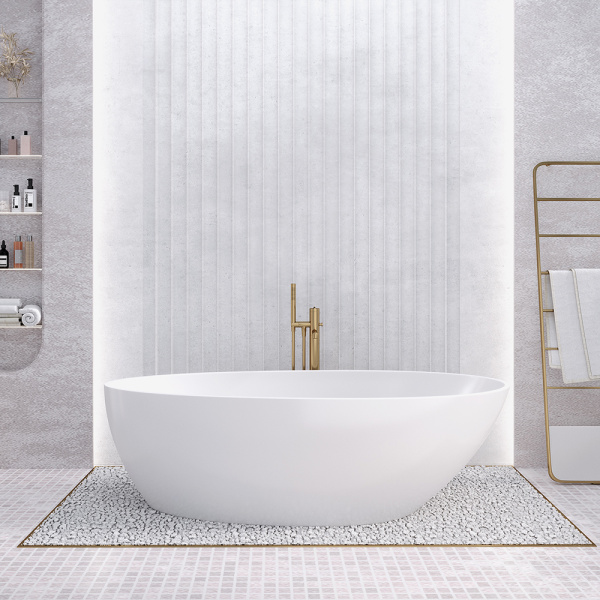 Ванна из искусственного камня Aqua de Marco Calipso 170x80 белая Ванна из искусственного камня Aqua de Marco Calipso 170x80 белая