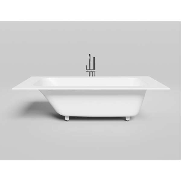 Ванна из искусственного камня Salini Orlando Vasta S-Sense 190х100 белая матовая, с ножками Ванна из искусственного камня Salini Orlando Vasta S-Sense 190х100 белая матовая, с ножками