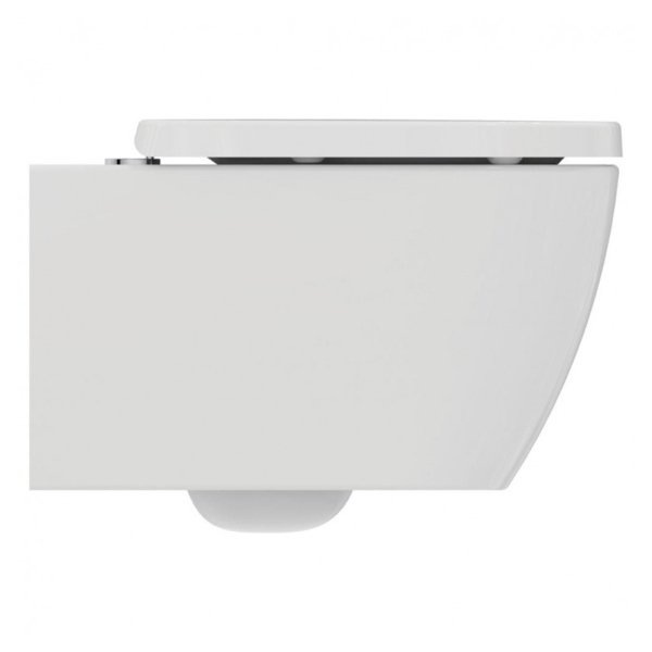 Унитаз подвесной Ideal Standard I.Life B T461401+T468301 безободковый с микролифтом Унитаз подвесной Ideal Standard I.Life B T461401+T468301 безободковый с микролифтом