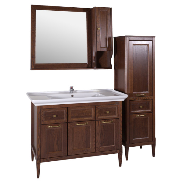 Тумба с раковиной ASB Wood Line Гранда 105 антикварный орех Тумба с раковиной ASB Wood Line Гранда 105 антикварный орех