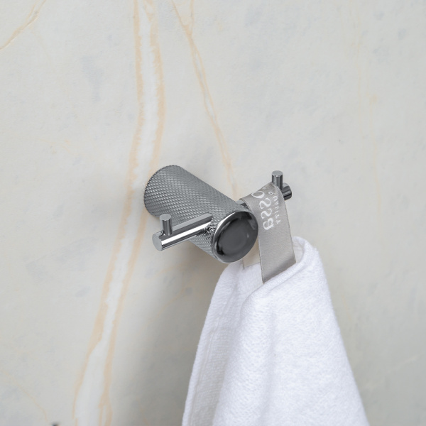 Крючок AVS Seeme, хром, двойной Крючок AVS Seeme, хром, двойной