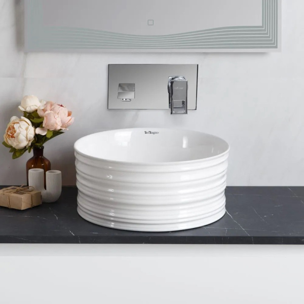 Раковина BelBagno BB1420 41x41 белая
