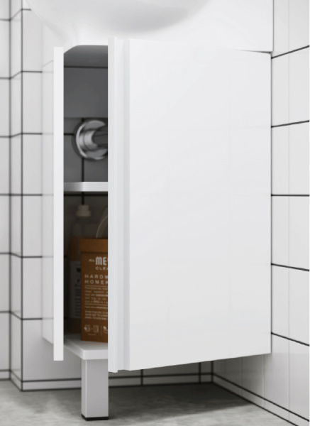 Тумба с раковиной Aqwella Porto 45 белая Тумба с раковиной Aqwella Porto 45 белая