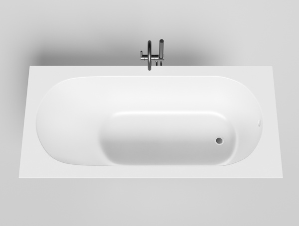 Ванна из искусственного камня Salini Ornella S-Stone 170х80 белая матовая, с ножками Ванна из искусственного камня Salini Ornella S-Stone 170х80 белая матовая, с ножками