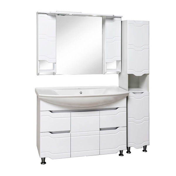 Тумба с раковиной Runo Стиль 00000001118+УТ000001524 105 см Тумба с раковиной Runo Стиль 00000001118+УТ000001524 105 см