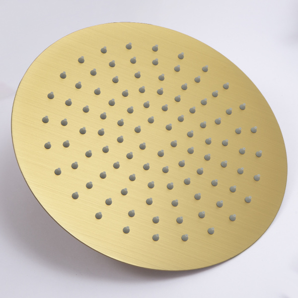 Душевой комплект AVS Luxury 3в1 круглый, брашированное золото Душевой комплект AVS Luxury 3в1 круглый, брашированное золото