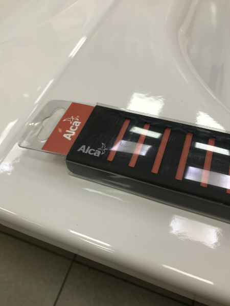 Решетка 750-PURE M черная матовая для APZ1 AlcaPlast Решетка 750-PURE M черная матовая для APZ1 AlcaPlast