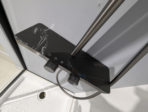 Душевая стойка Maxonor Pure Life Pleasure PL2486-9 пепельный/мрамор Душевая стойка Maxonor Pure Life Pleasure PL2486-9 пепельный/мрамор