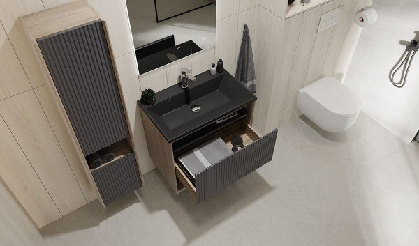 Тумба с раковиной Jorno Tossony 70 дуб самдал Тумба с раковиной Jorno Tossony 70 дуб самдал