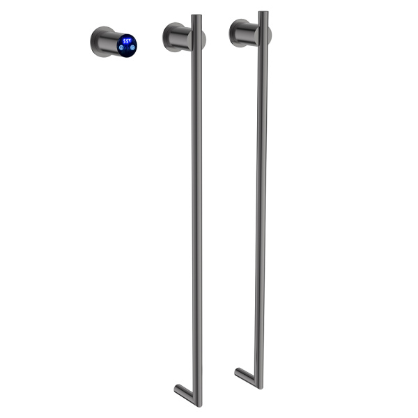 Полотенцесушитель электрический Terminus Рондо П2 35x76 оружейная сталь Полотенцесушитель электрический Terminus Рондо П2 35x76 оружейная сталь