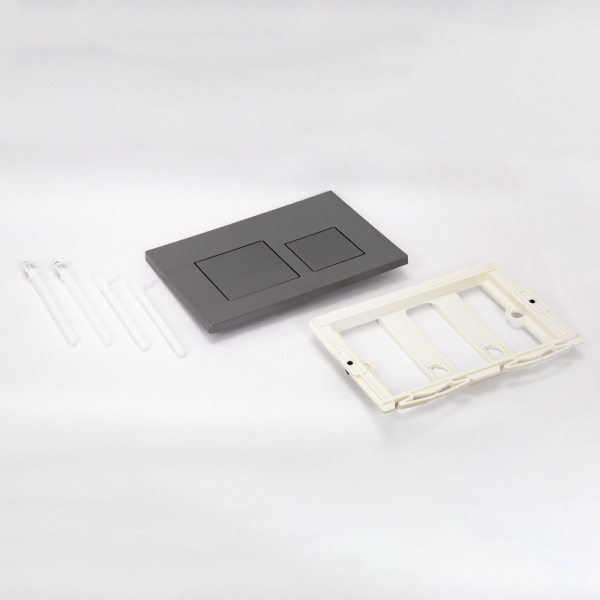 Клавиша смыва AVS оружейная сталь квадратные кнопки Клавиша смыва AVS оружейная сталь квадратные кнопки