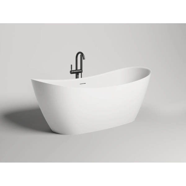Ванна из искусственного камня Salini Noemi S-Sense 170x75 белая, с донным клапаном Ванна из искусственного камня Salini Noemi S-Sense 170x75 белая, с донным клапаном