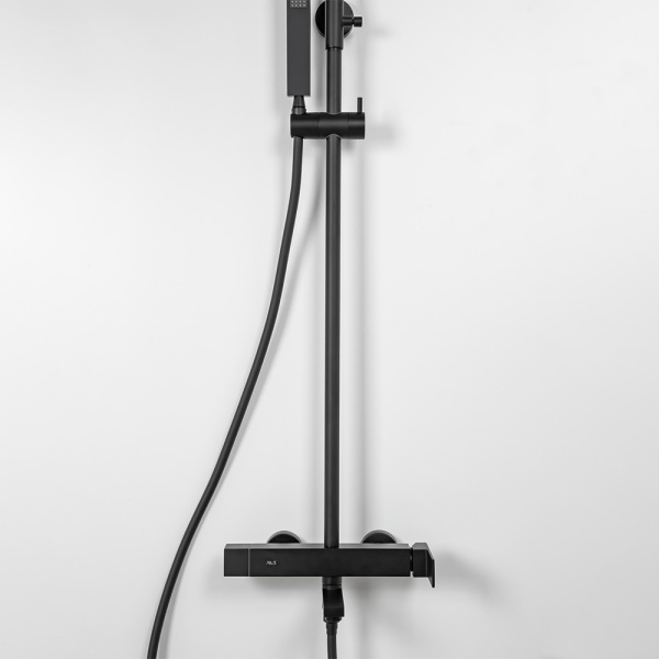 Душевая стойка AVS Cube 811-222-MB черный матовый Душевая стойка AVS Cube 811-222-MB черный матовый