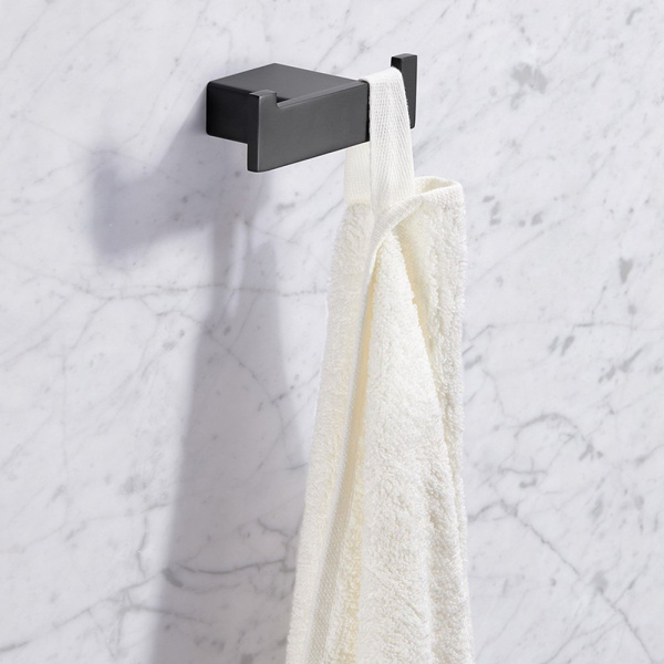 Крючок AVS Swart, черный матовый, двойной Крючок AVS Swart, черный матовый, двойной