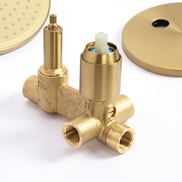 Душевой комплект AVS Slimmer 3в1 брашированное золото Душевой комплект AVS Slimmer 3в1 брашированное золото