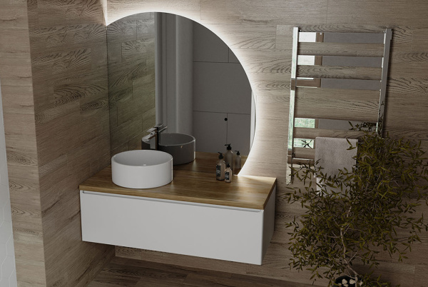 SolN.02.106/W/JR Зеркало 1060*1085 LED ИК-датчик Solis JORNO SolN.02.106/W/JR Зеркало 1060*1085 LED ИК-датчик Solis JORNO