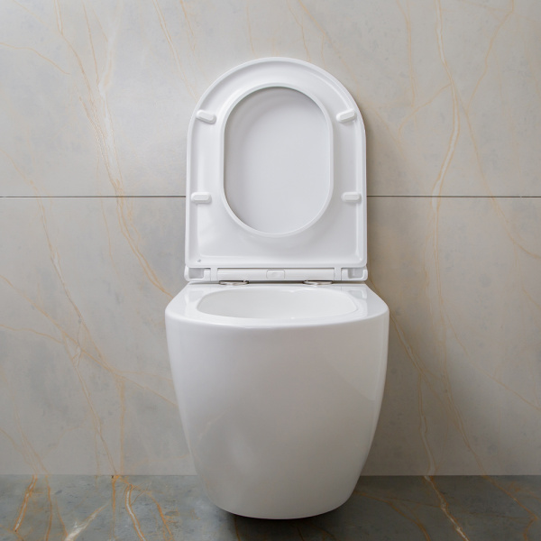 Унитаз подвесной AVS Метрополь безободковый, белый Унитаз подвесной AVS Метрополь безободковый, белый