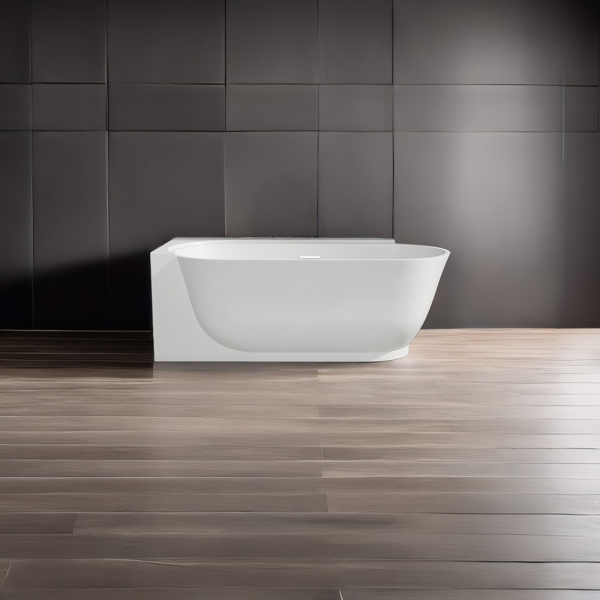 Акриловая ванна Wasser Leben Muritz 170х80 L белая с донным клапаном Акриловая ванна Wasser Leben Muritz 170х80 L белая с донным клапаном