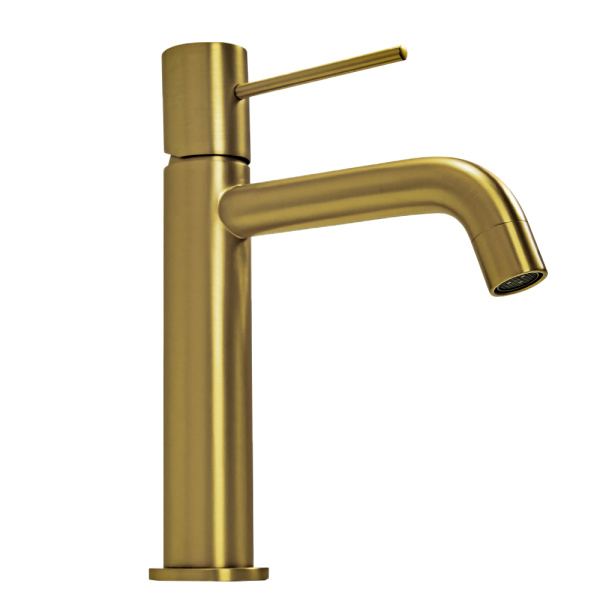 Смеситель для раковины AVS Slimmer брашированное золото Смеситель для раковины AVS Slimmer брашированное золото