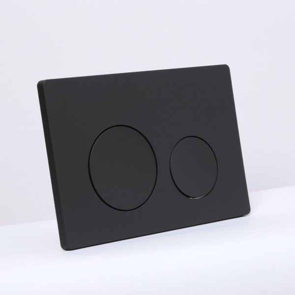 Клавиша смыва AVS черная матовая круглые кнопки Клавиша смыва AVS черная матовая круглые кнопки